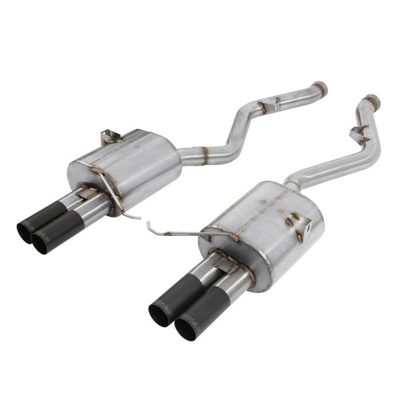 Dinan 08-13 BMW M3 (E92/E93) Free Flow Axleback Exhaust System - Black Tips