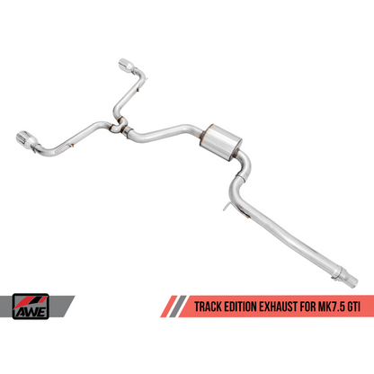 AWE Tuning Volkswagen GTI MK7.5 2.0T Track Edition Exhaust w/Chrome Silver Tips 102mm