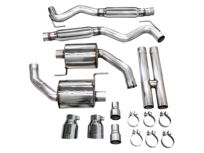 AWE Tuning 2024 Ford Mustang GT Fastback S650 RWD Touring Catback Exhaust w/ Dual Chrome Silver Tips