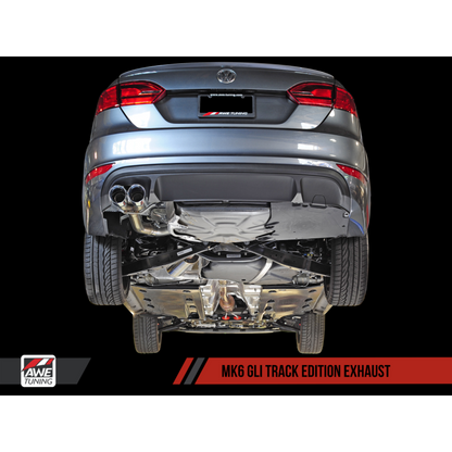 AWE Tuning Mk6 GLI 2.0T - Mk6 Jetta 1.8T Track Edition Exhaust - Polished Silver Tips