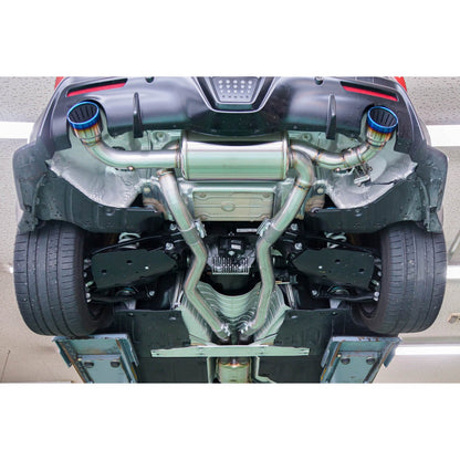 HKS Super Turbo Muffler Axleback Exhaust - 2019+ Toyota GR Supra