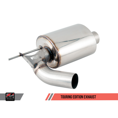 AWE Tuning BMW F3X 340i Touring Edition Axle-Back Exhaust - Diamond Black Tips (102mm)