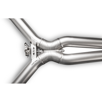 Akrapovič Evolution Line Catback Exhaust System (Titanium) w/Carbon Tips -  2015-2021 Mercedes-Benz C63 AMG Coupe