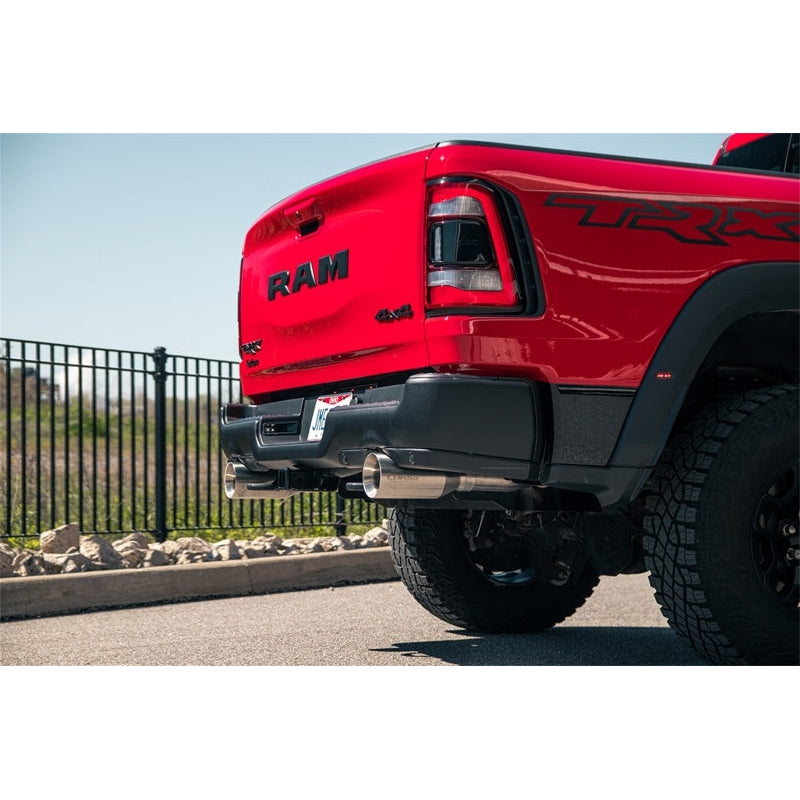 Corsa 21-22 Dodge Ram TRX Crew Cab Xtreme Catback Exhaust Dual Rear Satin Tip
