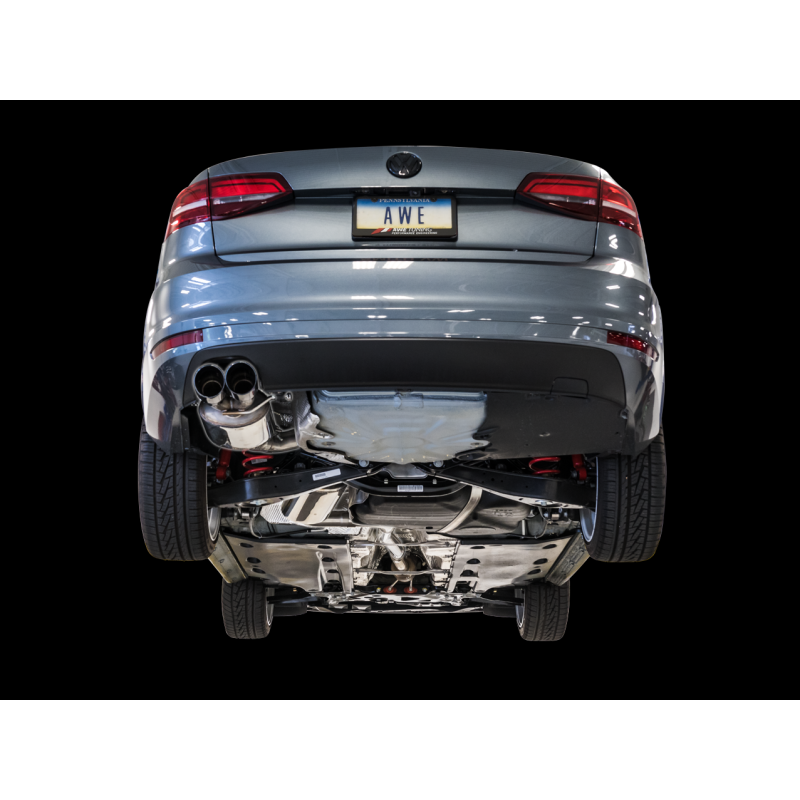 AWE Tuning Touring Edition Exhaust with Diamond Black Tips - 09-14 Volkswagen Jetta Mk6 1.4T