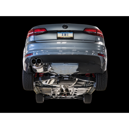 AWE Tuning Touring Edition Exhaust with Diamond Black Tips - 09-14 Volkswagen Jetta Mk6 1.4T
