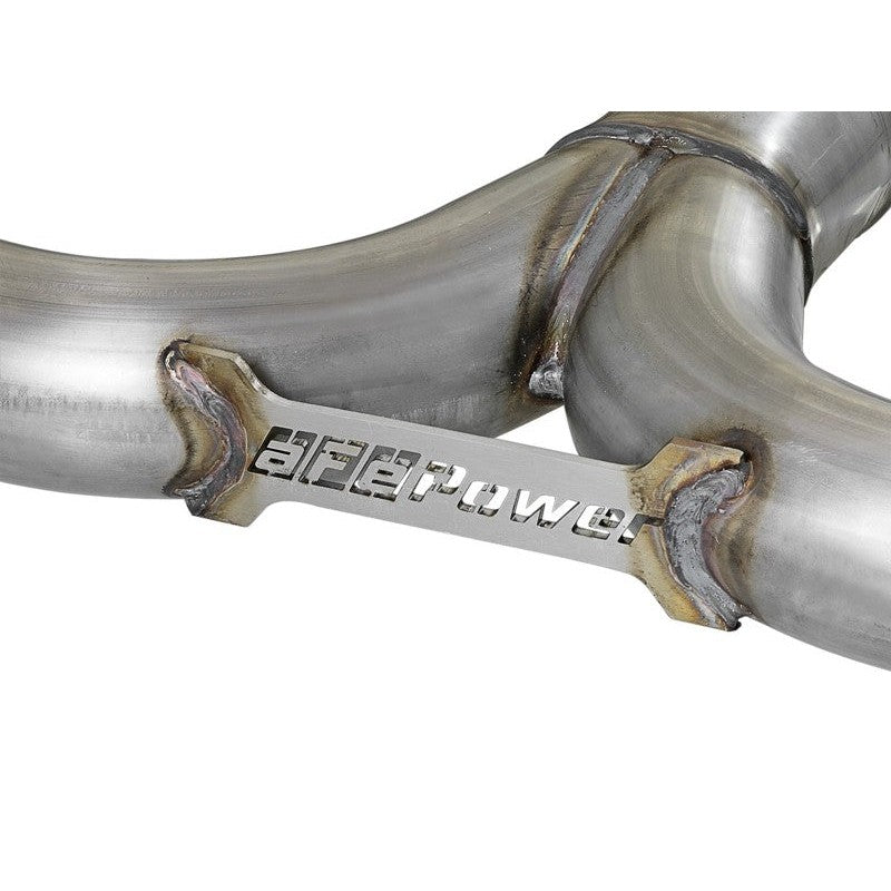 aFe Takeda 2-1/2in 304 SS Axle-Back Exhaust w/ Black Tip 14-18 Mazda 3 L4 2.0L/2.5L