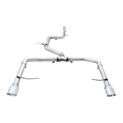 AWE Tuning 18-21 Volkswagen Jetta GLI Mk7 Track Edition Exhaust - Chrome Silver Tips (Fits OEM DP)