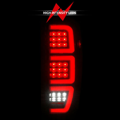 ANZO 19-23 GMC Sierra 1500/2500HD/3500HD Black Replacement Full LED Bar Tail Light