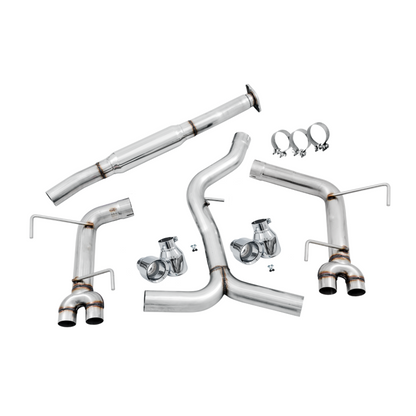 AWE Tuning Subaru WRX/STI VA/GV Sedan Track Edition Exhaust - Chrome Silver Tips (102mm)