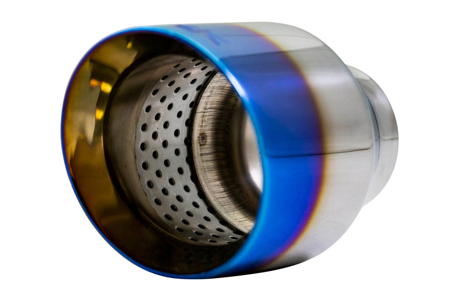 4.5" Universal Exhaust Tip ET003 (Burnt/Polish)-Motor Vehicle Exhaust-ARK Performance