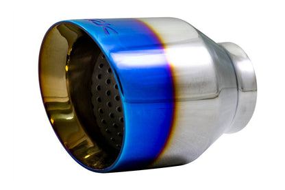 4.5" Universal Exhaust Tip ET003 (Burnt/Polish)-Motor Vehicle Exhaust-ARK Performance
