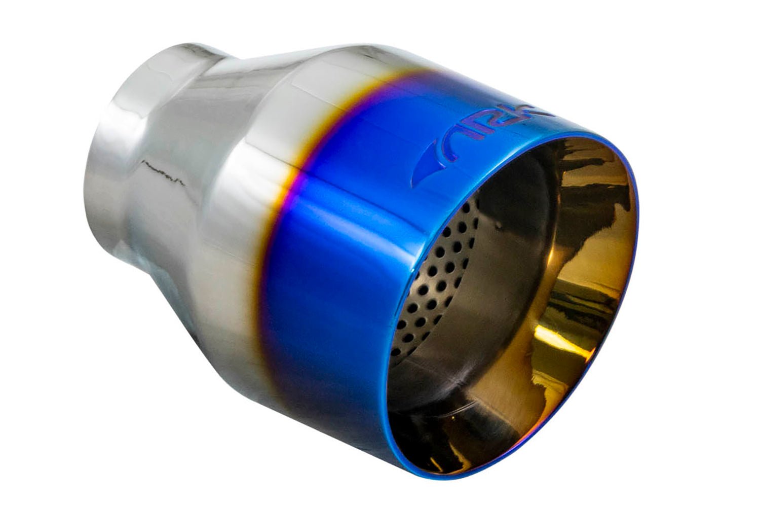 4.5" Universal Exhaust Tip ET004 (Burnt/Polish)-Motor Vehicle Exhaust-ARK Performance