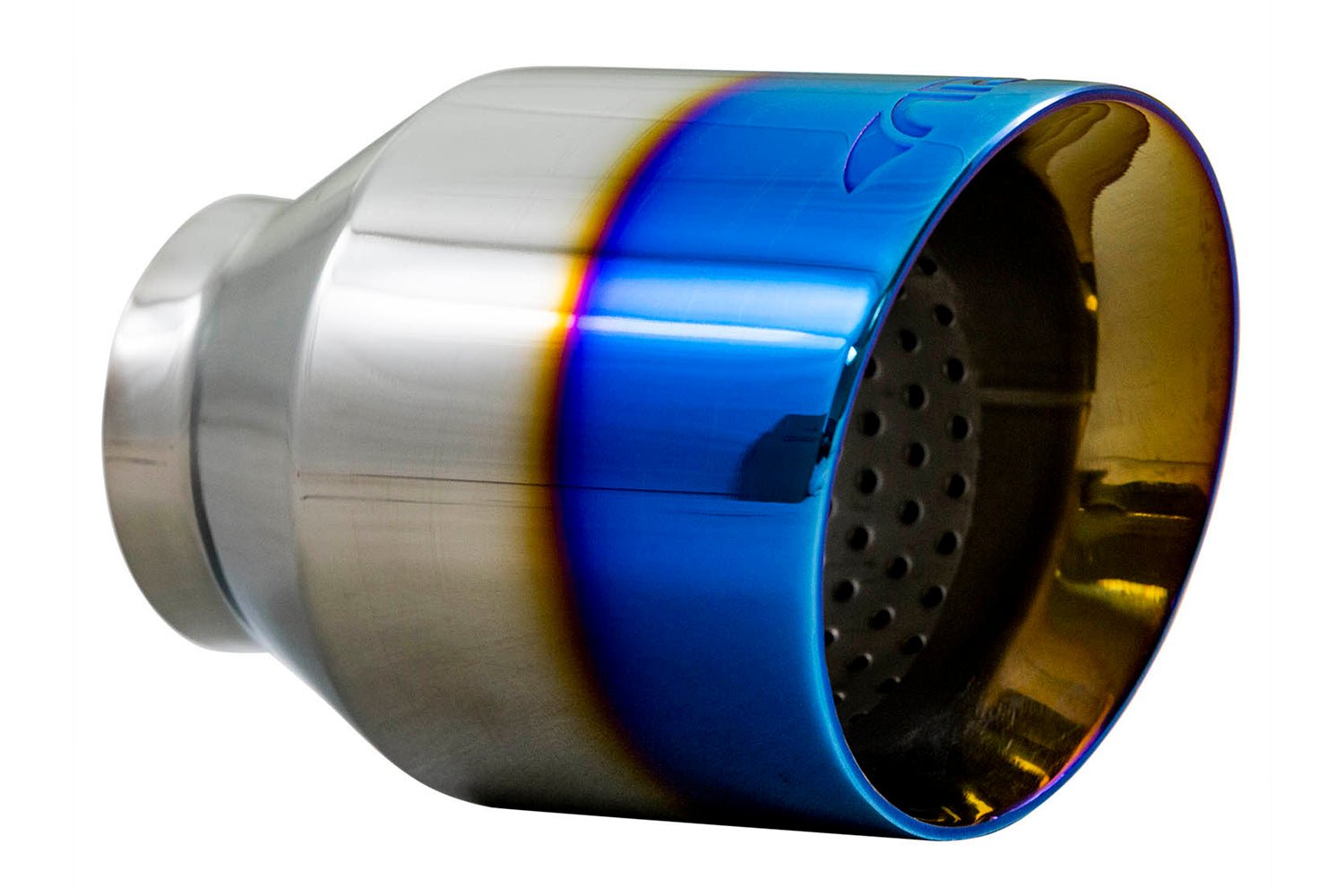 4.5" Universal Exhaust Tip ET004 (Burnt/Polish)-Motor Vehicle Exhaust-ARK Performance