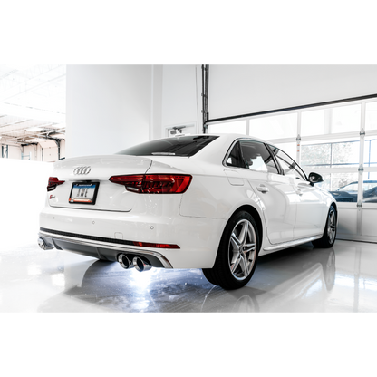 AWE Tuning Audi B9 S5 Sportback Track Edition Exhaust - Non-Resonated (Black 102mm Tips)