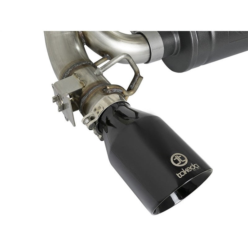 aFe Takeda 3in 304 SS Axle-Back Exhaust System w/ Black Tip 16-18 Ford Focus RS 2.3L (t)