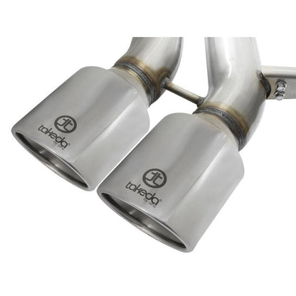 aFe POWER Takeda 3in 304 SS Cat-Back Exhaust w/ Polished Tips 13-17 Ford Focus ST L4-2.0L (t)