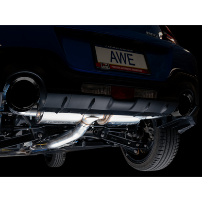 AWE Subaru BRZ/ Toyota GR86/ Toyota 86 Touring Edition Cat-Back Exhaust- Diamond Black Tips