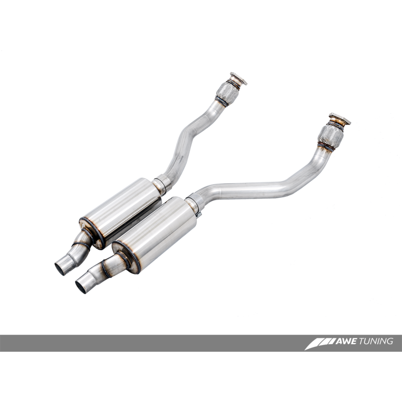 AWE Tuning Audi B8 / C7 3.0T Resonated Downpipes for S4 / S5 / A6 / A7