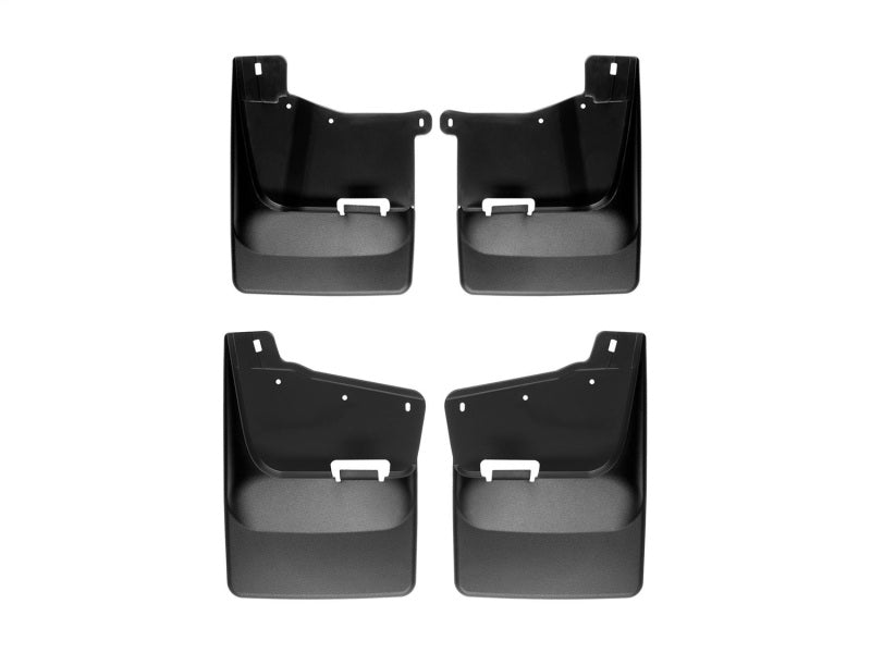 WeatherTech 20-24 Chevrolet Silverado 2500HD/3500HD w/o OE Splash Guards No Drill Mudflaps - Black