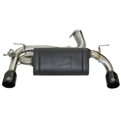 aFe MACHForce XP Exhausts Axle-Back 12-15 BMW 335i 3.0T (SS w/Black Tips)