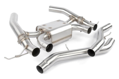 Dinan 21-27 BMW M3/M4 (G80/G82/G83) Valved Axleback Exhaust System - Black Tips