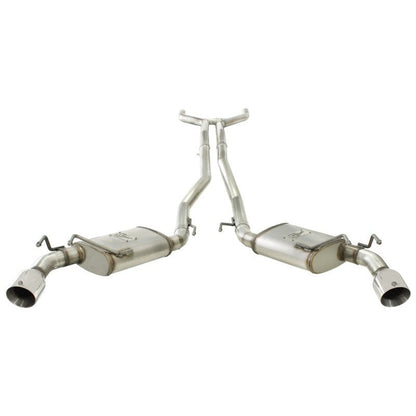 aFe MACHForce XP Exhaust 2.5in Stainless Steel CB/10-13 Chevy Camaro V6-3.6L (td) (polished tip)