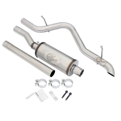 aFe MACHForce XP 2.5in SS-409 Cat-Back Exhaust 07-16 Jeep Wrangler (JK) V6-3.6L/3.8L (2-4 Door)