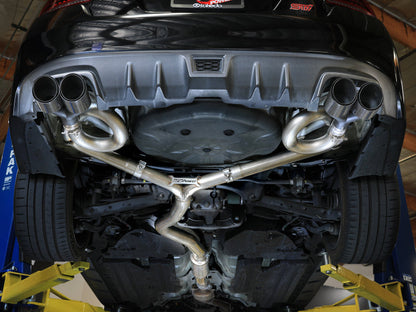 aFe Subaru WRX/STi 15-21 H4-2.0/2.5L Takeda 3in to 2-1/2in Stainless Cat-Back Exhst Crbn Fiber Tip