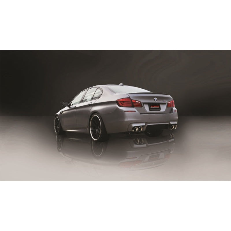 Corsa 12-13 BMW M5 F10 Polished Sport Axle-Back Exhaust