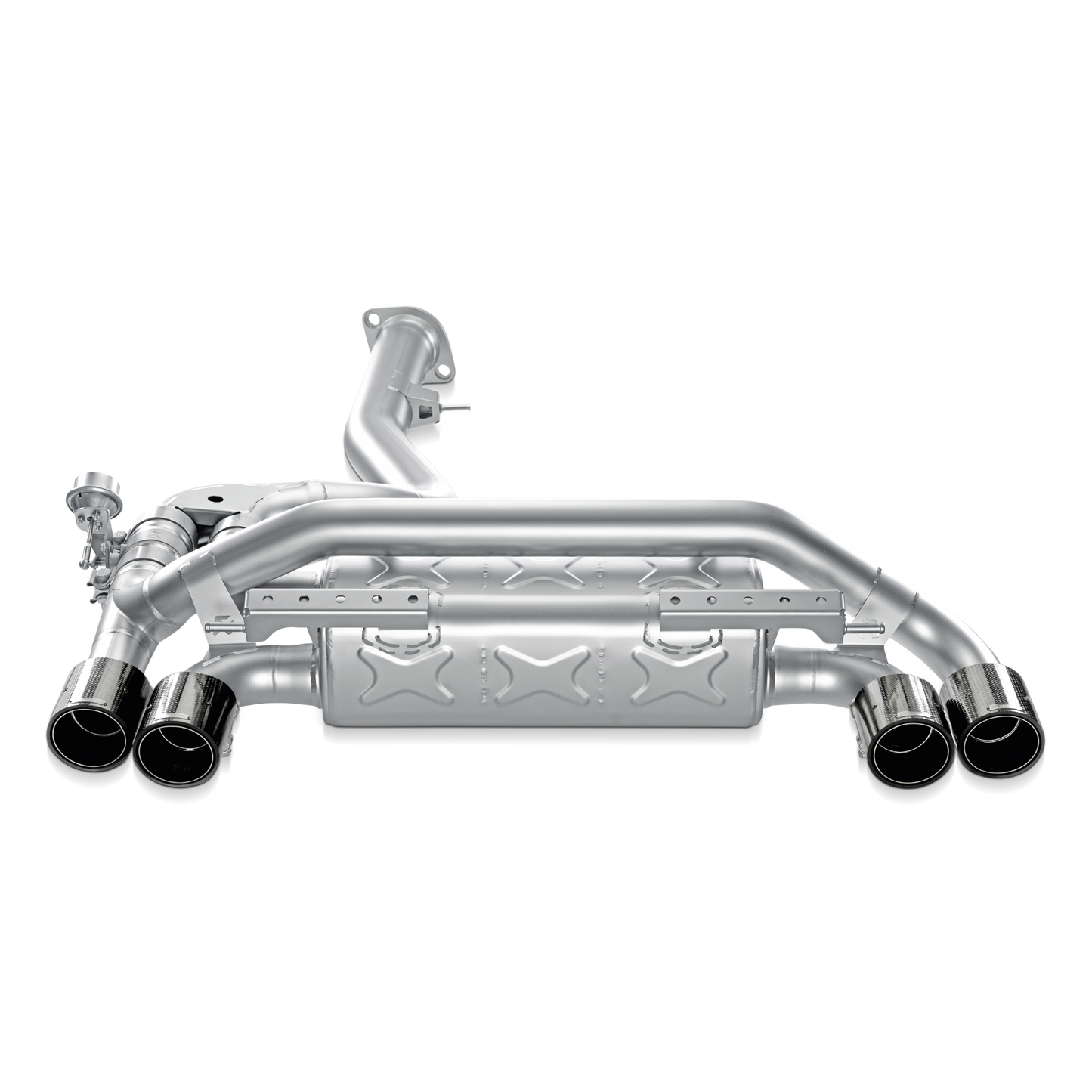 Akrapovič Slip-On Line Exhaust (Titanium) w/Carbon Tips - 2011-2012 BMW 1 Series M Coupe (E82)