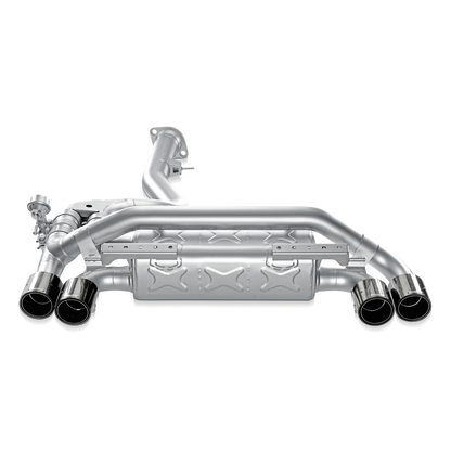 Akrapovič Slip-On Line Exhaust (Titanium) w/Carbon Tips - 2011-2012 BMW 1 Series M Coupe (E82)