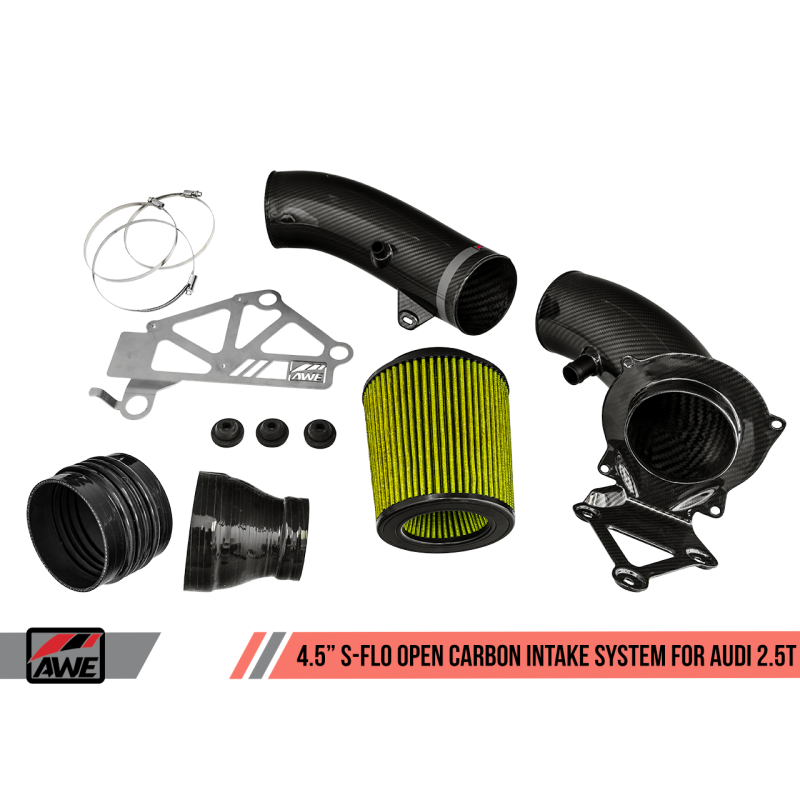 AWE Tuning Audi RS3 / TT RS S-FLO Open Carbon Fiber Intake