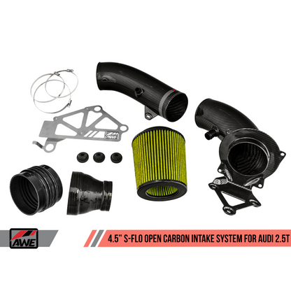 AWE Tuning Audi RS3 / TT RS S-FLO Open Carbon Fiber Intake