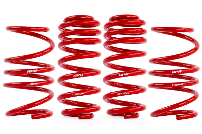 APR 22-26 Volkswagen Golf R (MK8) Roll-Control Lowering Springs - Red