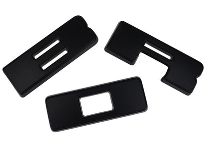 Ford Racing 2021+ Bronco Grille Lettering Overlay Kit - Black