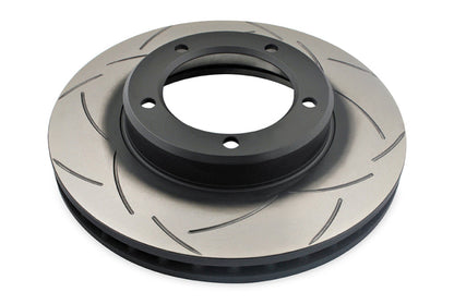 DBA 98-06 Toyota 70 Landcruiser (Reverse Mount) 4X4 Survival T2 Slotted Front Brake Rotor
