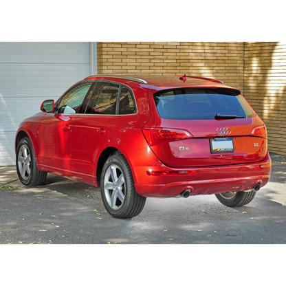 AWE Tuning Audi 8R Q5 3.2L Non-Resonated Exhaust System (Downpipe-Back) - Polished Silver Tips