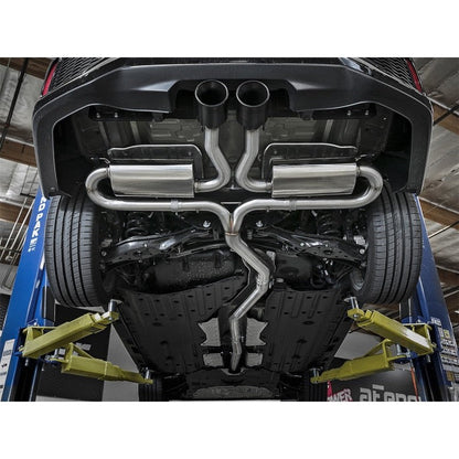 aFe Takeda 3in 304 SS Cat-Back Exhaust System w/ Black Tips 2017+ Honda Civic Si (4dr) I4 1.5L (t)