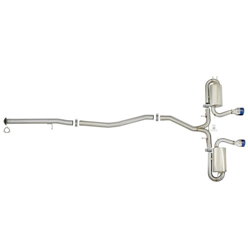 aFe Takeda 3in 304 SS Cat-Back Exhaust System w/ Blue Tips 2017 Honda Civic Si I4 1.5L (t)