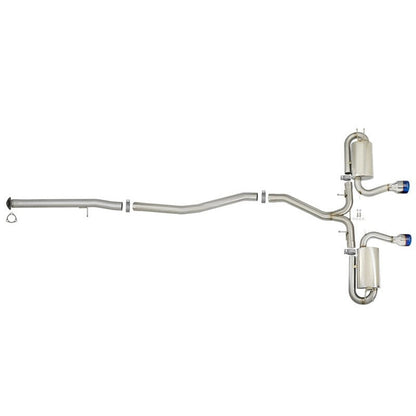 aFe Takeda 3in 304 SS Cat-Back Exhaust System w/ Blue Tips 2017 Honda Civic Si I4 1.5L (t)