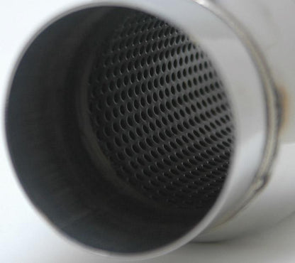 Vibrant SS Resonator (Standard Design) 3.5in inlet/outlet x 18in long w/5in OD resonator body