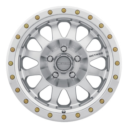 Method MR304 Double Standard 17x8.5 0mm Offset 5x5 94mm CB Machined/Clear Coat Wheel