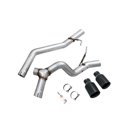 AWE Tuning 2020+ Jeep Gladiator 3.6L Trail-to-Tread (Dual Exhaust) Conversion Kit w/Diamond Blk Tips