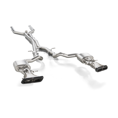 Akrapovič Evolution Line Catback Exhaust System (Titanium) w/o Tips - 2018-2020 Mercedes Benz E63S AMG (W213)