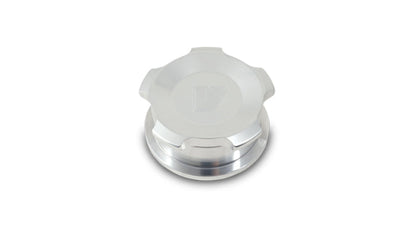 Vibrant 1.5in OD Aluminum Weld Bungs w/ Polished Aluminum Threaded Cap