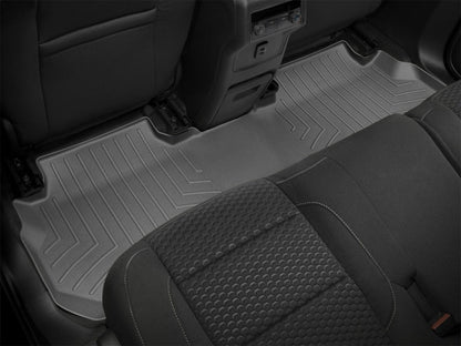 WeatherTech 2017+ GMC Acadia/Acadia Denali (2nd Row Bench Seats ONLY) Rear FloorLiners - Black
