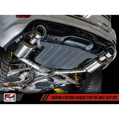 AWE Tuning 2020 Jeep Grand Cherokee SRT Touring Edition Exhaust - Chrome Silver Tips
