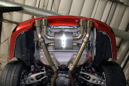 Dinan 15-20 BMW M3/M4 (F80/F82/F83) Free Flow Axleback Exhaust System - Polished Tips