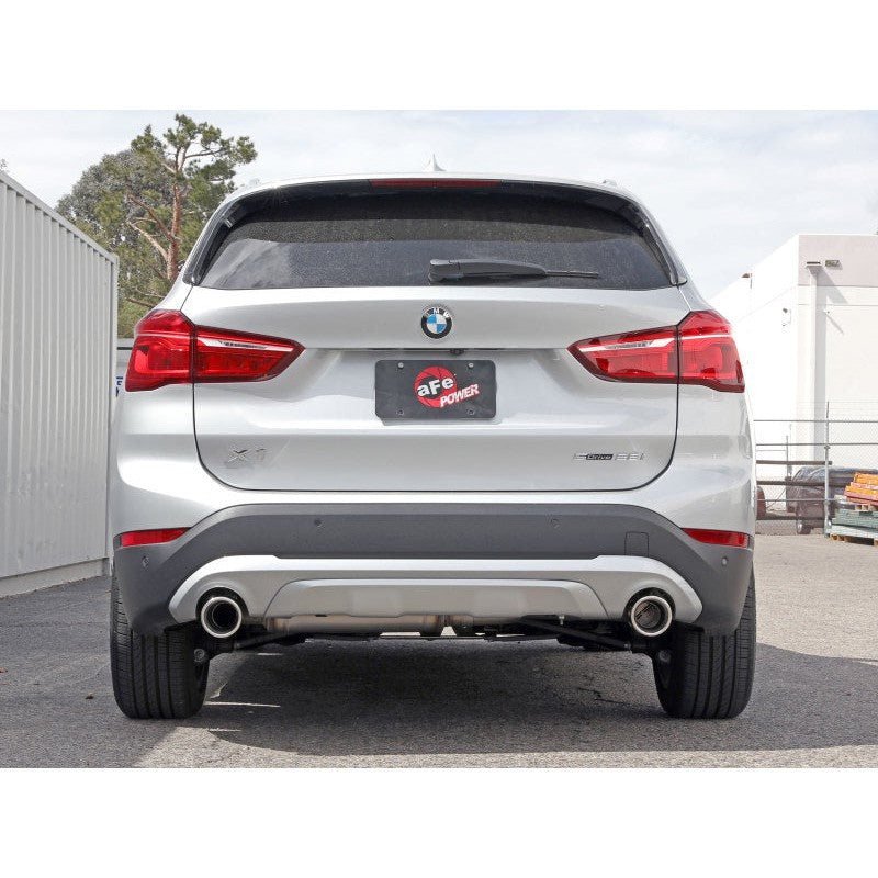 aFe MACH Force-Xp 3 to 2-1/2 IN SS Axle-Back Exhaust w/Polished Tip - 15-22 BMW X1
